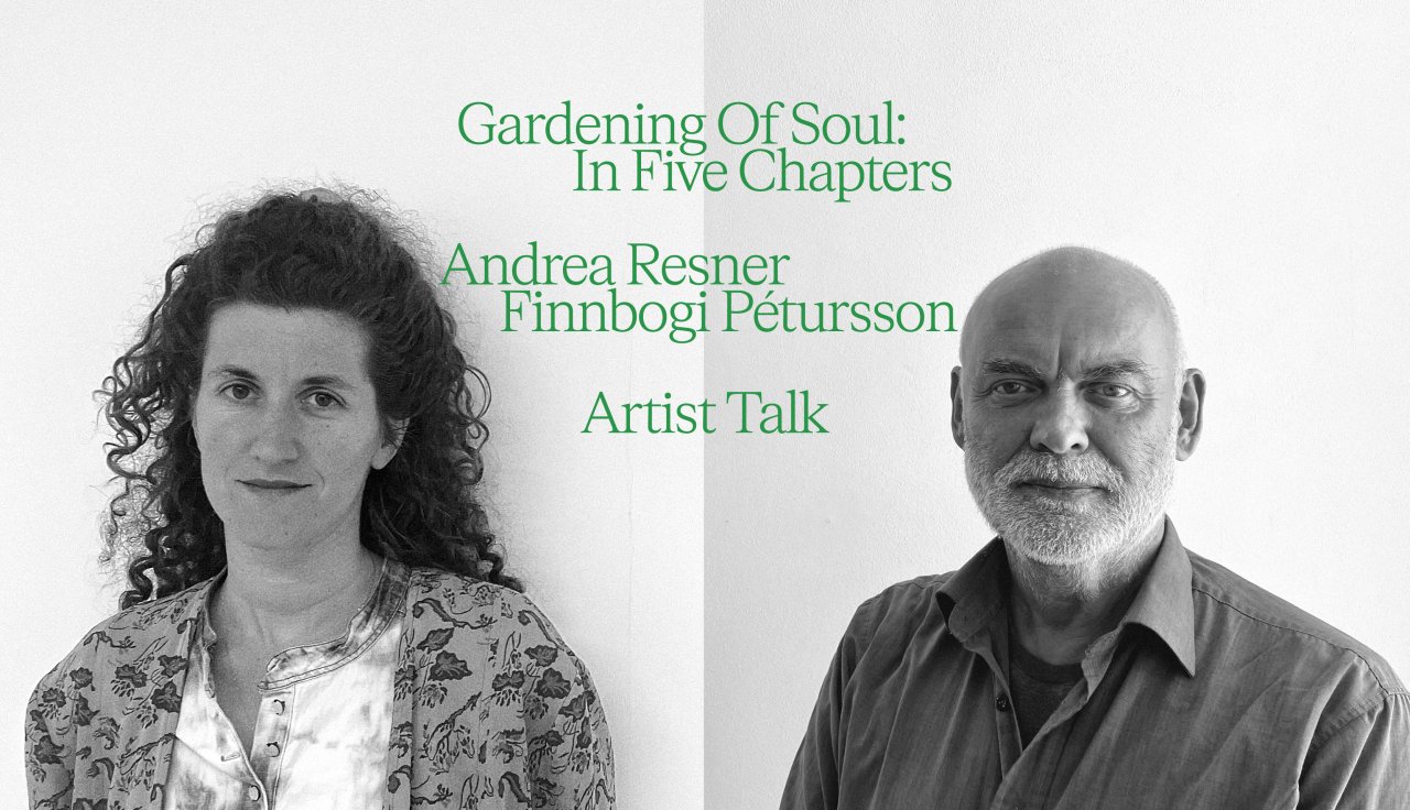 Artist talk: Andrea Resner / Finnbogi Pétursson ve středu 31. 5. 2023 — od 17:00 hodin